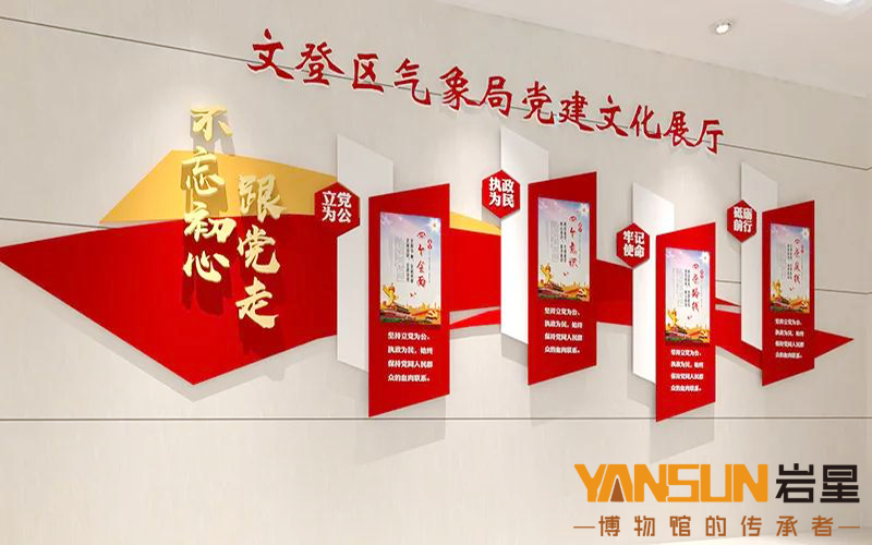 巖星建設|黨建展館設計中要注意的三大板塊是什么？插圖