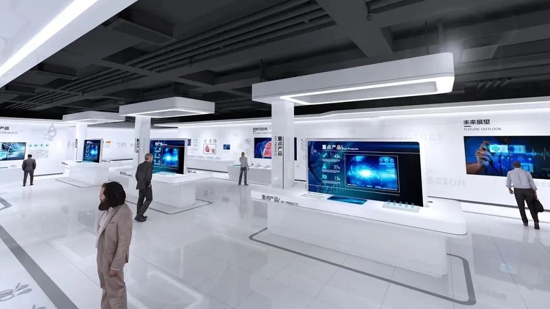 展廳設計_融合藝術(shù)與科技的交匯點插圖 圖片
